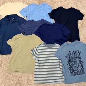 Assorted Kids T-Shirts - Blue, Navy, Beige